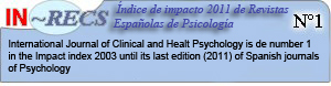 Number 1 in the ranking of impact index 2003 & 2004 of spanish psichology journals.